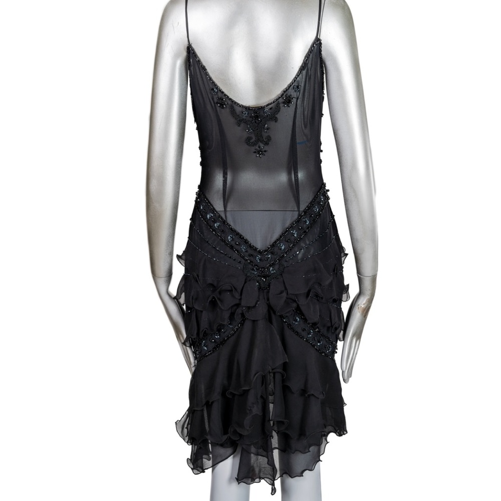 🛑SOLD🛑Just Cavalli dark fairy grunge elegant bead dress - Picture 2 of 7